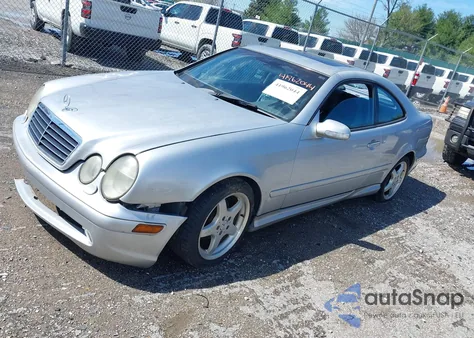 2002 Mercedes-Benz Clk 430 z USA, uszkodzony, nr VIN WDBLJ70G12T115920